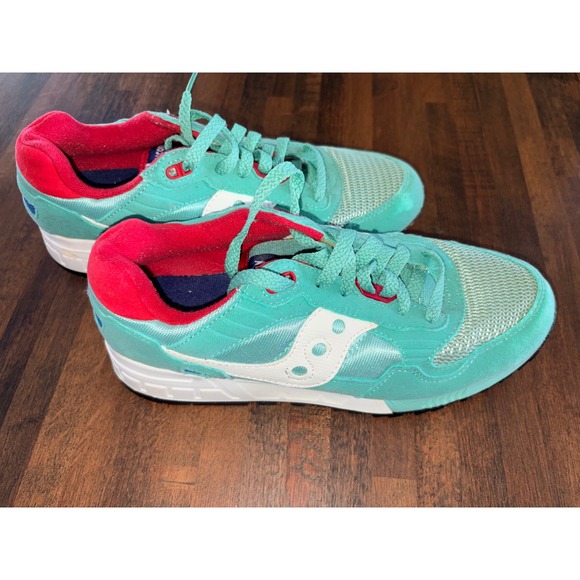 Saucony Shoes - Saucony Shadow‎ 5000 Womens Mint Green Red Running Shoes S60033-65 Size 8.5 READ